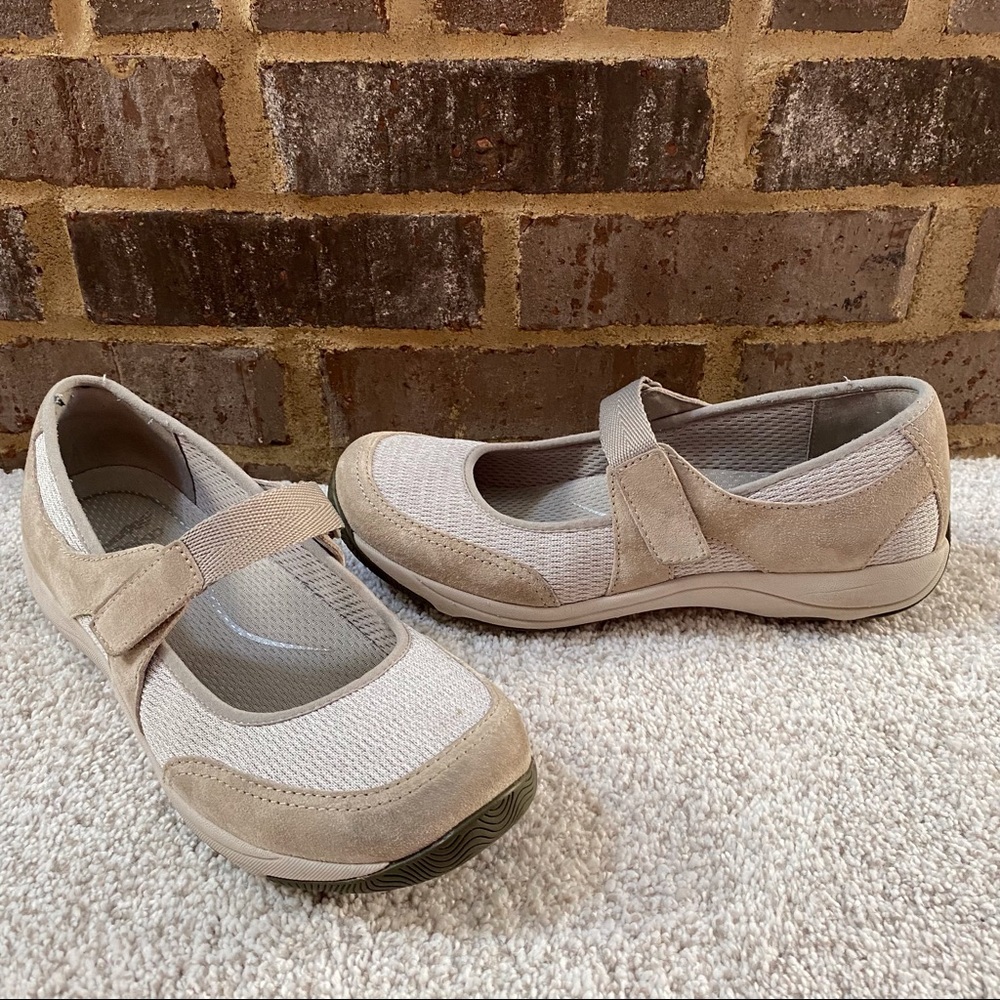 Dansko Hennie Mary Jane Stone Suede Sneakers
